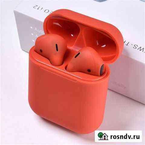 Сенсорные наушники AirPods i12-tws Красные Воронеж
