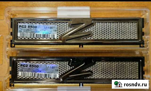 Оперативная память ddr2 1066 8500 OCZ Titanium 2GB Ульяновск - изображение 1