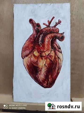 Картина маслом сердце Краснодар - изображение 1