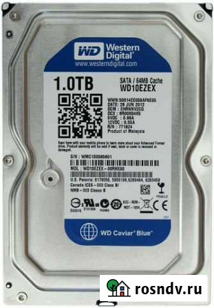 Жесткий диск 3.5 1000GB SATA Б/У Курск - изображение 1