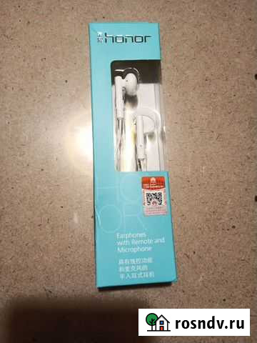 Honor наушники проводные Череповец - изображение 1