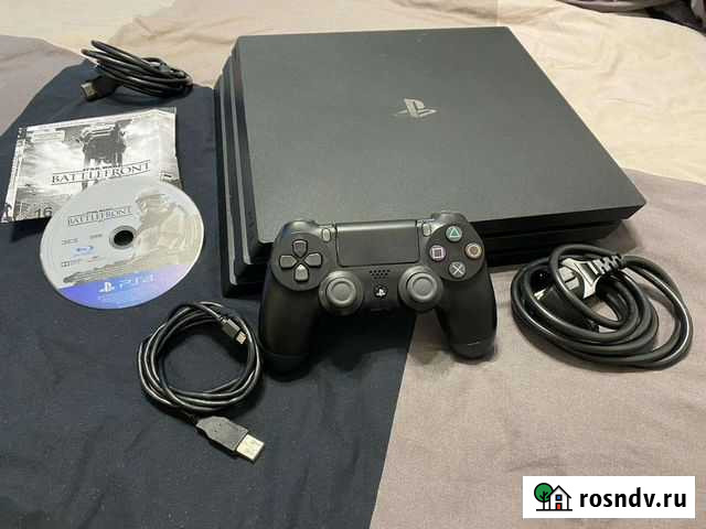 Sony PS4 Pro 1TB + Star Wars + коробка Тюмень - изображение 1