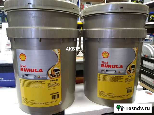 Моторное масло Shell Rimula R6 m 10w-40 Пермь - изображение 1