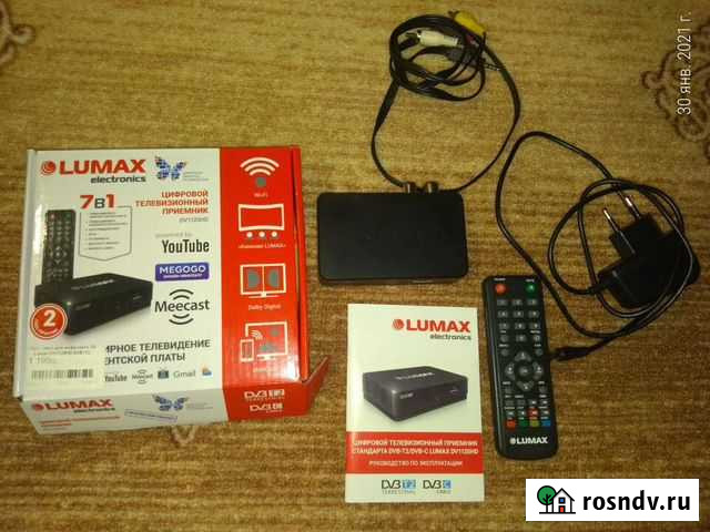 Приставка для цифрового тв Lumax DV1120HD Новосибирск - изображение 1