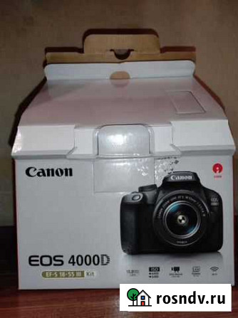 Зеркальный фотоаппарат canon EOS 4000D Чебоксары - изображение 1