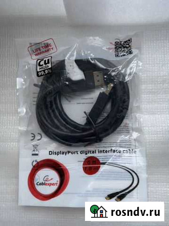 Кабель Displayport 1,8m Воронеж - изображение 1