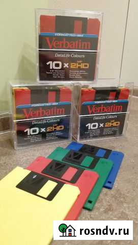 Дискеты фирмы Verbatim, для дисководов емкостью в Чита - изображение 1