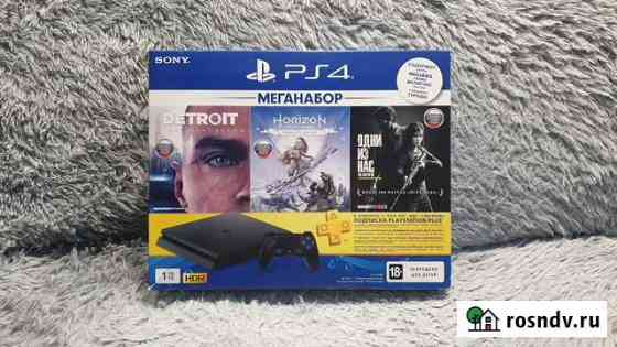 Sony PS4 Slim 1Tb. Состояние новой. Обмен Кемерово