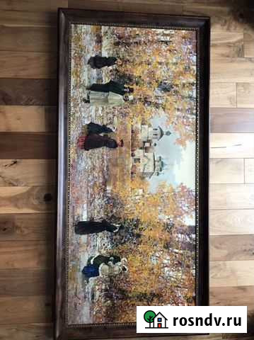 Картина маслом на холсте большая оригинальная Сочи - изображение 1