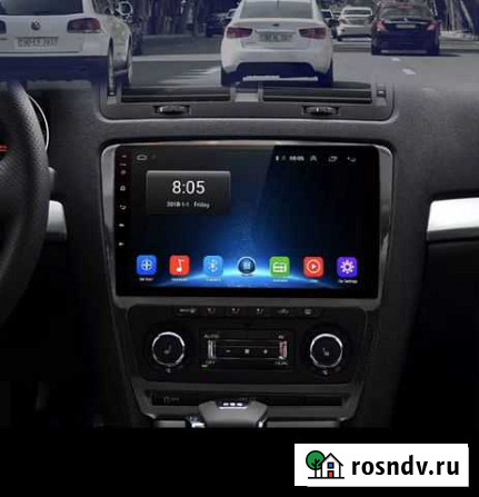 Магнитола андроид 10.0 Skoda Octavia 2 Лобня - изображение 1