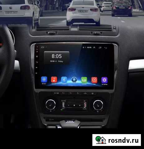 Магнитола андроид 10.0 Skoda Octavia 2 Лобня - изображение 1