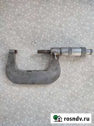 Микрометр СССР 50-75 мм Скопин - изображение 1