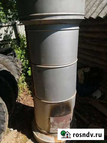 Продам печку стояк круглый Старая Русса - изображение 1