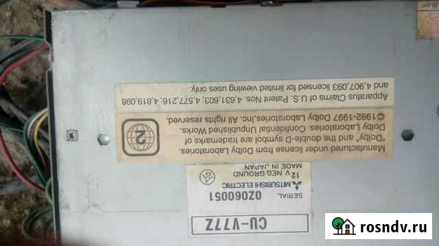 Авто магнитола mitsubishi CU-V77 Солдатская - изображение 1