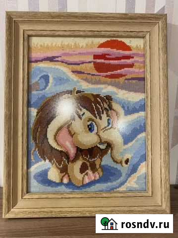 Картина крестиком Калининград - изображение 1