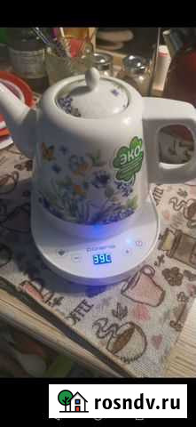 Новый керамический чайник Polaris с термопотом Балашиха - изображение 1