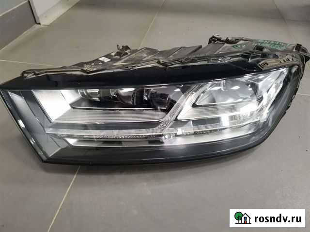 Audi Q7 4m фара левая matrix Мурино - изображение 1