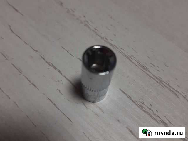 Головка торцевая 7 мм 6 гранная L-30мм Волжский - изображение 1