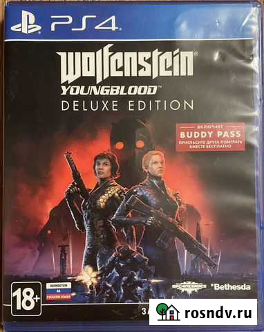 Игра для PS4 Wolfenstein: Youngblood Егорьевск - изображение 1
