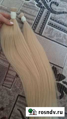 Волосы для наращивание блон 50- 60 см Балашиха - изображение 1