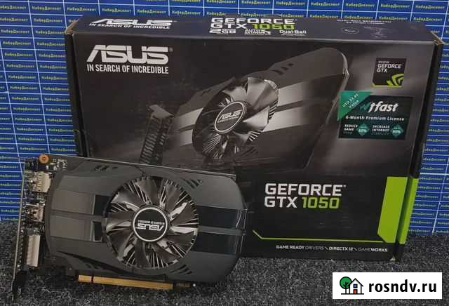 Asus GeForce GTX 1050 phoenix 2GB Петропавловск-Камчатский - изображение 1
