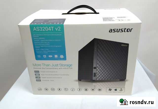 Сетевое хранилище (NAS) Asustor AS3204T v2 Омск - изображение 1