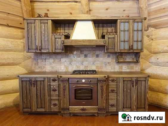 Кухня из массива дерева Томск - изображение 1