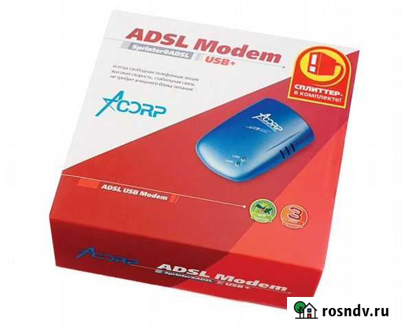 Adsl модем Acorp sprinteradsl USB Югорск - изображение 1