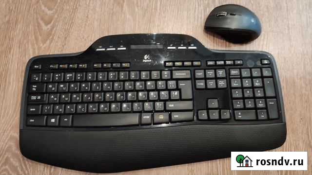 Беспроводная клавиатура +мышь logictheh Канск - изображение 1