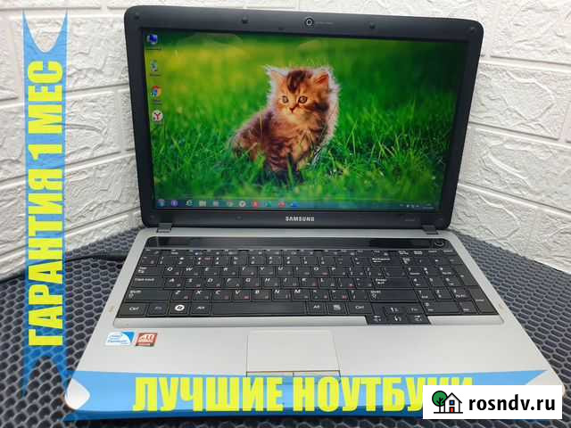 Ноутбук Samsung Intel/3ram/HDD500/win7 Гарантия Тольятти - изображение 1