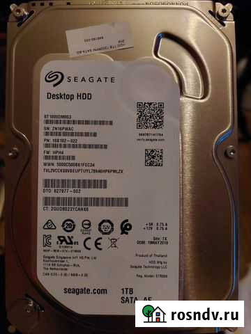 Жесткий диск seagate 1 тб Владикавказ - изображение 1