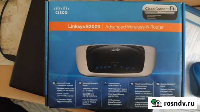 Wifi роутер Cisco linksys E2000 с гигабитными порт Казань - изображение 1
