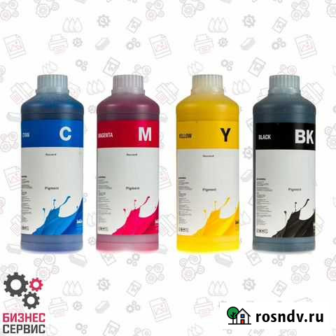 Чернила для epson пигмент InkTec E0013 1л Краснодар - изображение 1