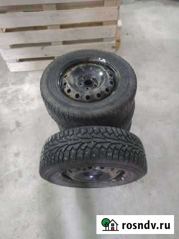 Шины 195 65 15 зимние бу Челябинск - изображение 1