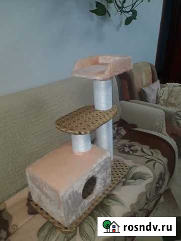 Домик для кошки с когтеточкой Зеленогорск - изображение 1