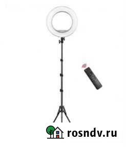 Кольцевая лампа 36см+штатив+пульт+зеркало H-988 Улан-Удэ - изображение 1