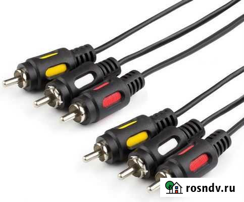 Кабель аудио-видео atcom AT3275 3xRCA (M) - (M) 7 Ульяновск - изображение 1