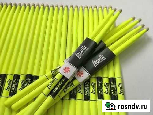 Барабанные палочки Leonty Fluorescent Lemon Нижний Новгород - изображение 1