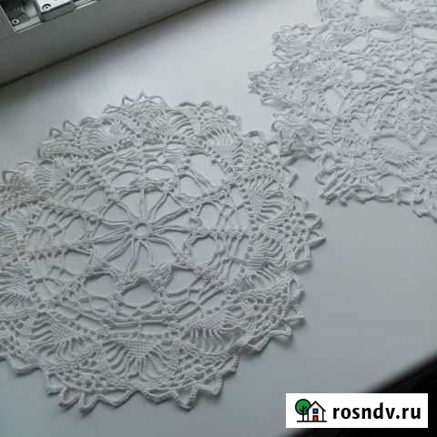 Салфетки, вязаные крючком, винтаж, СССР Тольятти - изображение 1