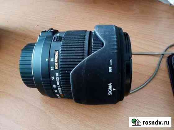Фотообъектив sigma DC 18-125mm F1:3.8-5.6 HSM Новосибирск