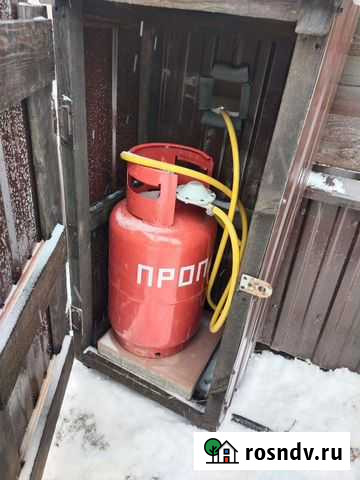 Газовый баллон 27 литров + шкаф + редуктор и шланг Кингисепп - изображение 1