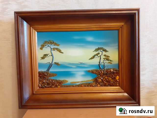 Картина с янтарем Курск - изображение 1