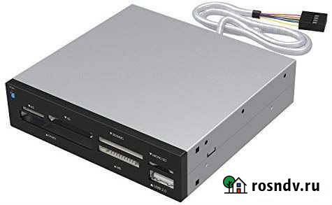 Картридер внутренний 3.5 black Acorp Самара - изображение 1