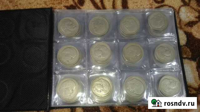 Советские рубли 72 шт с монетником Астрахань - изображение 1
