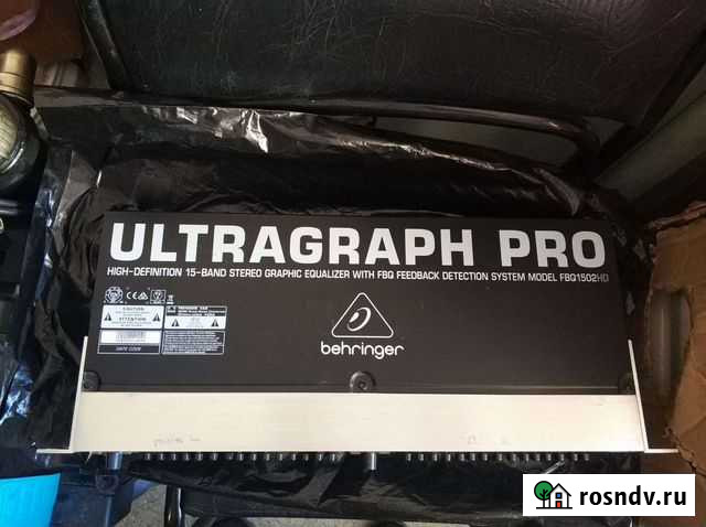 Эквалайзер Behringer Ultragraph pro Уфа - изображение 1