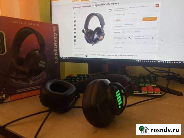 Игровые наушники JBL quantum 400 Барнаул - изображение 1