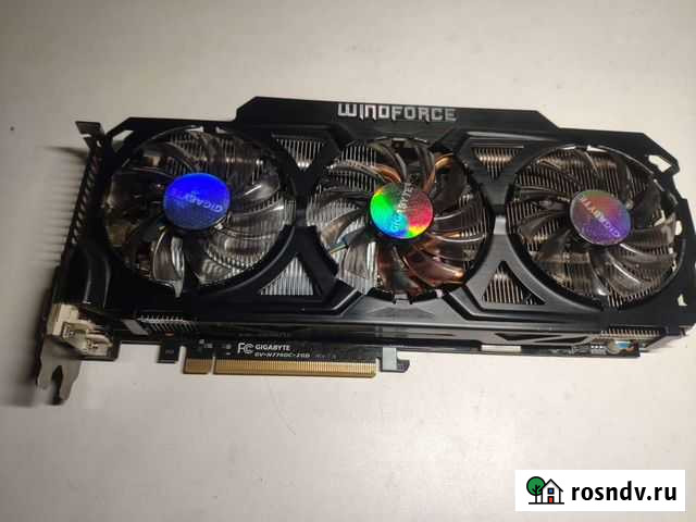 Видеокарта Gigabyte GTX770 2gb Windforce OC Красногорск - изображение 1