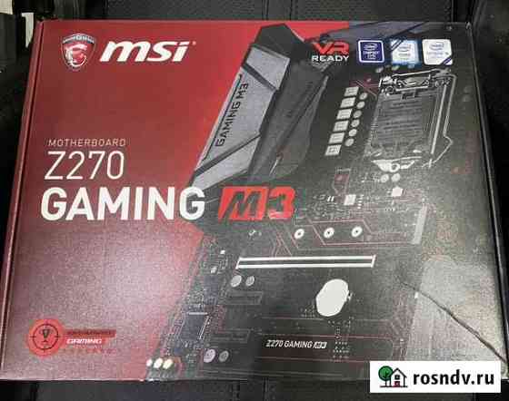 Материнская плата MSI Z270 Gaming M3 Нижневартовск
