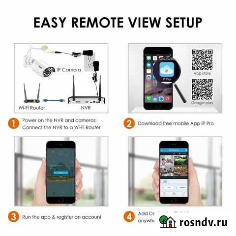 Система беспроводного видео наблюдения zosi Чита - изображение 1