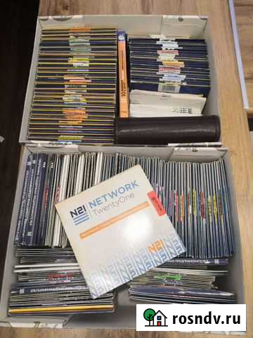 Две коробки оригинальных CD дисков Network21 Санкт-Петербург - изображение 1